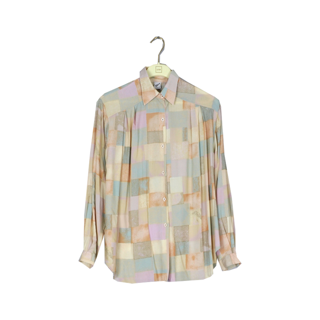 pastelkleurige blouse van tekin