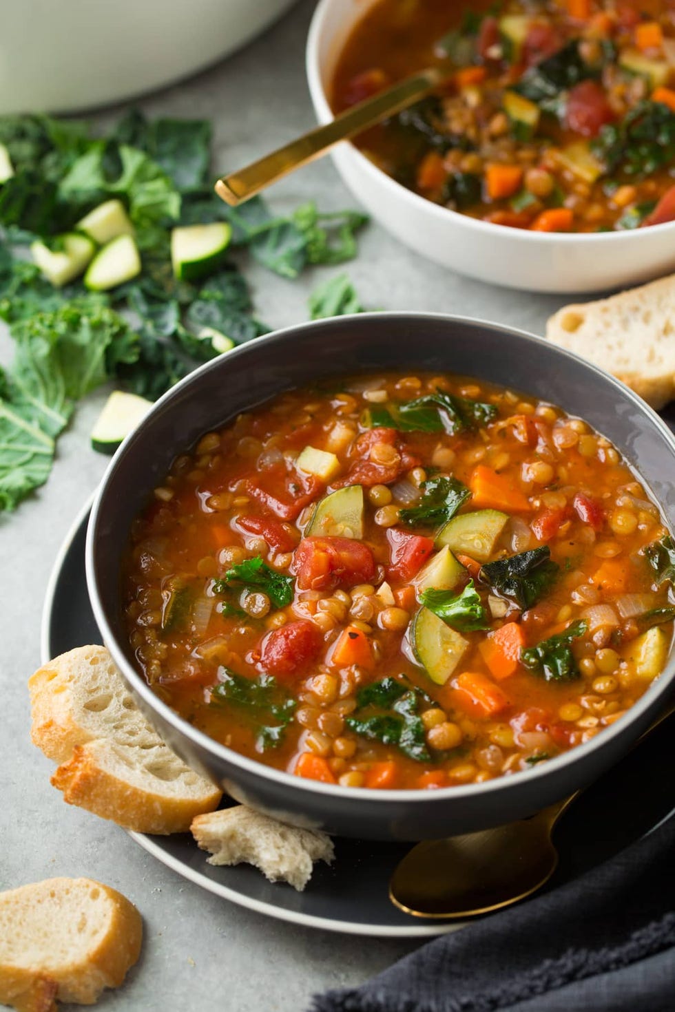 Slow Cooker Curried Lentil Soup - Gimme Some Oven