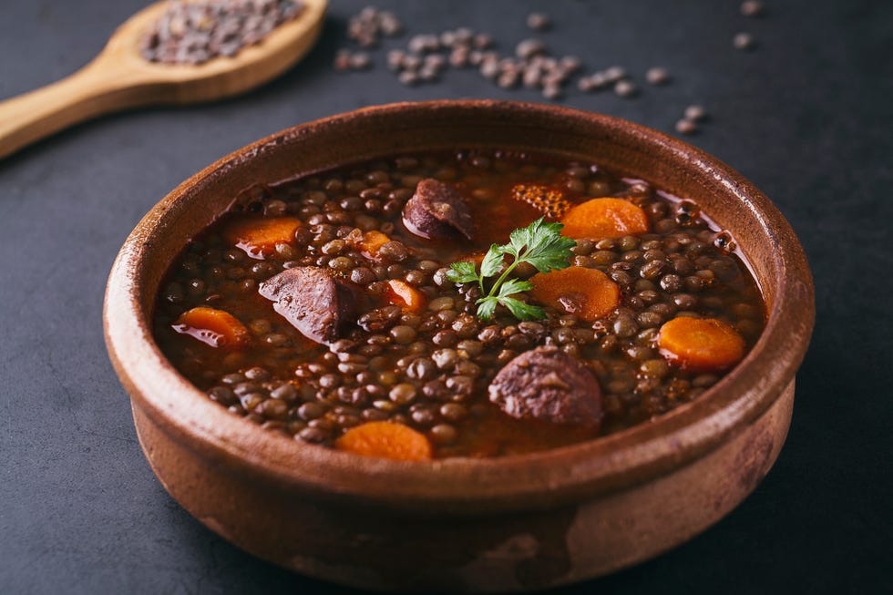 lentejas con chorizo