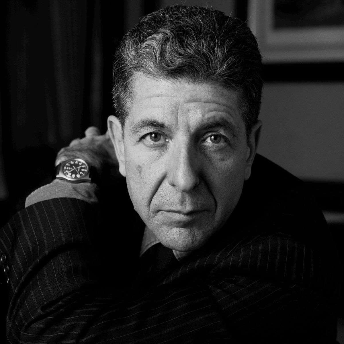 Leonard Cohen photo via Getty Images