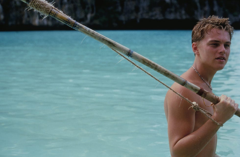 Leonardo DiCaprio in The Beach