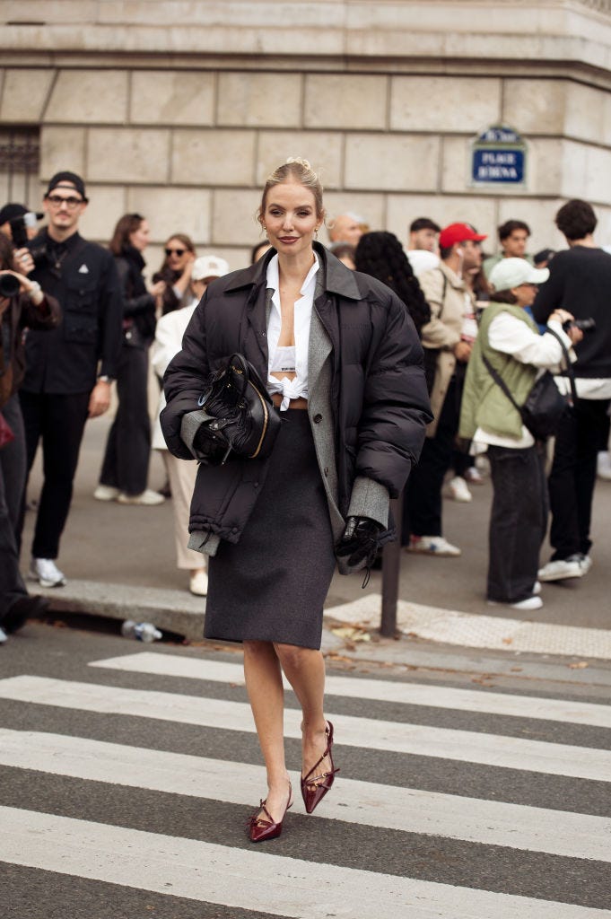 street style paris fashion week womenswear springsummer 2025 day nine