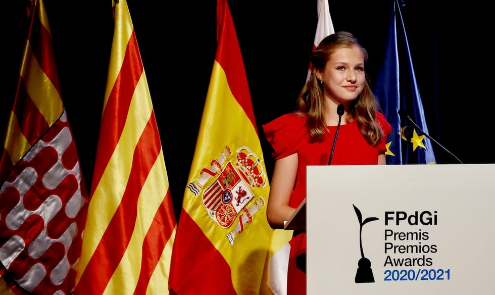 leonor en los premios fundación princesa de girona