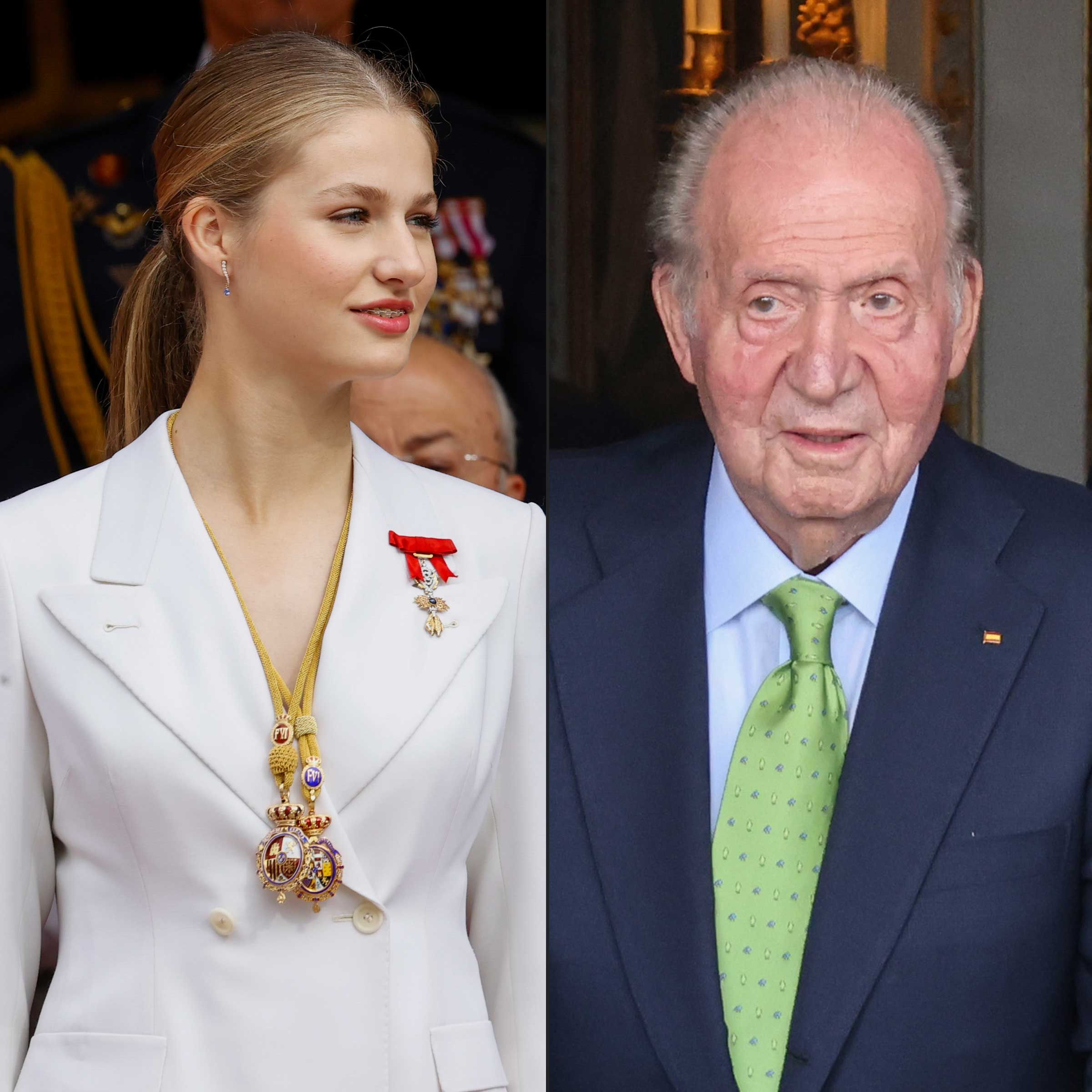 La conversación don Juan Carlos y Leonor de Borbón, al descubierto