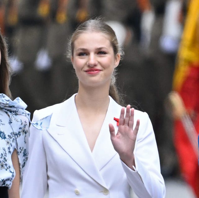 la princesa leonor en la jura de la constitucion