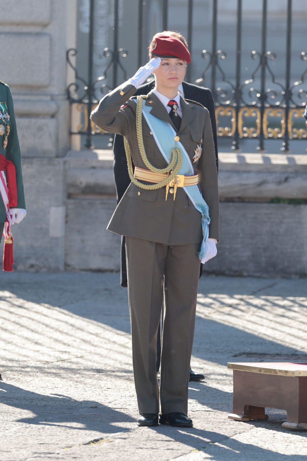 la princesa leonor debuta en la pascua militar