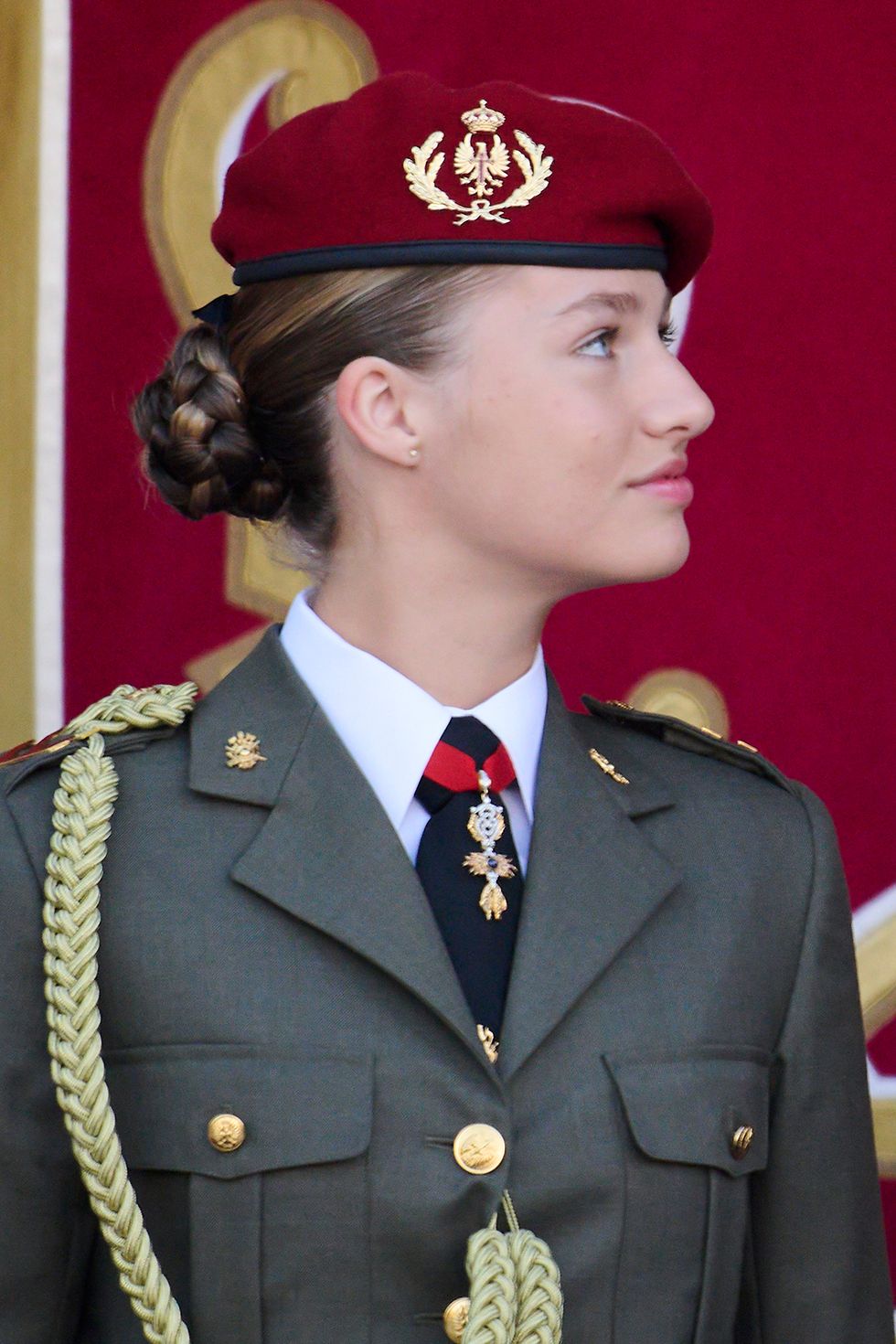 a person in a military uniform
