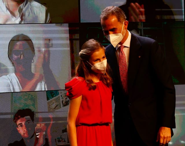 leonor en los premios fundación princesa de girona