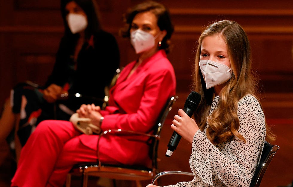 leonor, primer acto en solitario "por encargo" de su padre, felipe vi