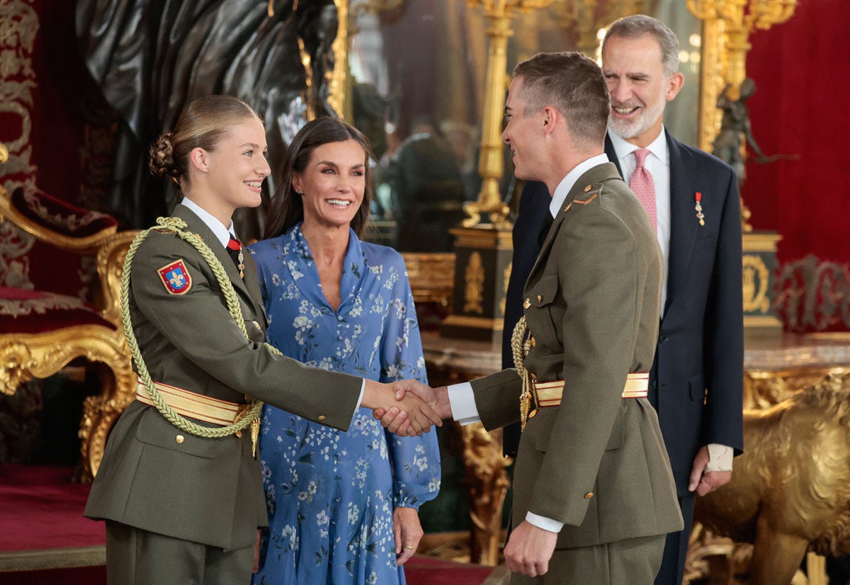 La sorpresa viral de los Reyes a la Princesa Leonor en la Recepción de la Fiesta Nacional