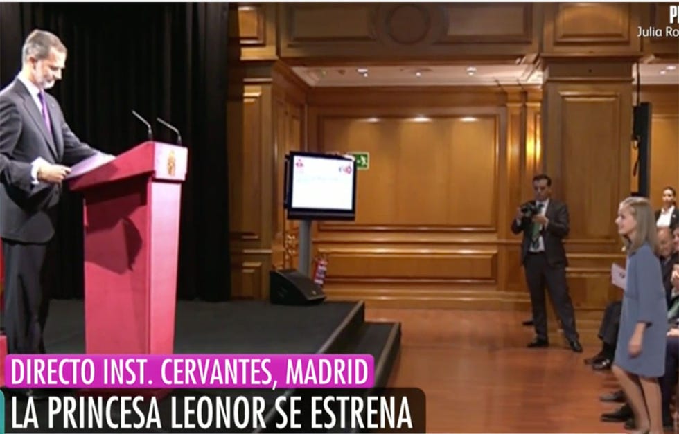 Primer discurso de la Princesa de Asturias
