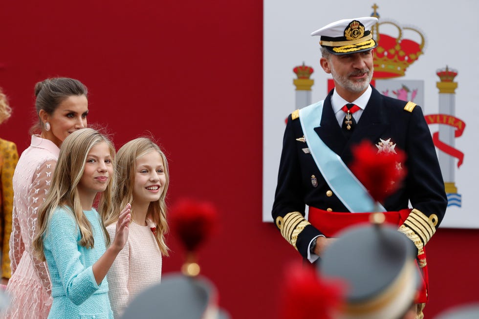 Leonor y Sofía, Reyes de España, Dia de la hispanidad