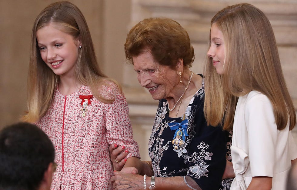 La princesa Leonor y su hermana, la infanta Sofía