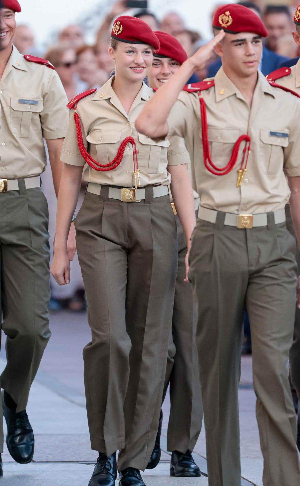a group of people in military uniforms