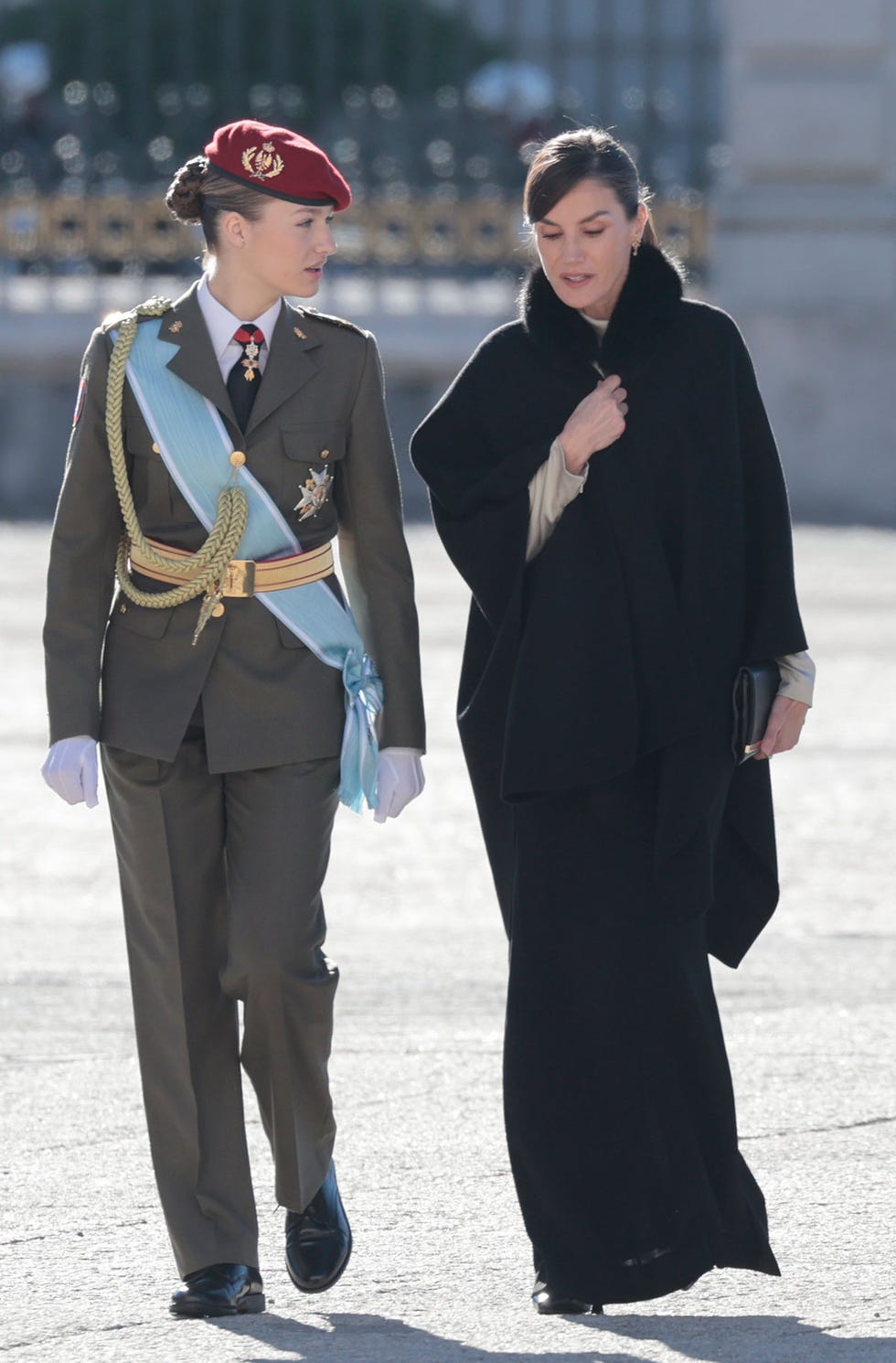 la princesa leonor debuta en la pascua militar