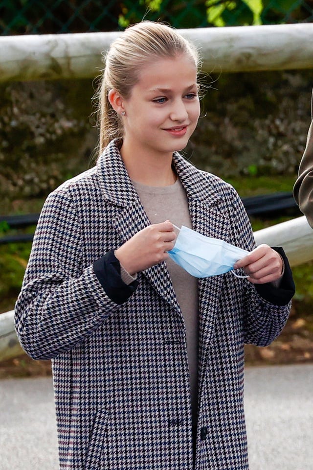 leonor, princesa de asturias, estrena agenda en solitario
