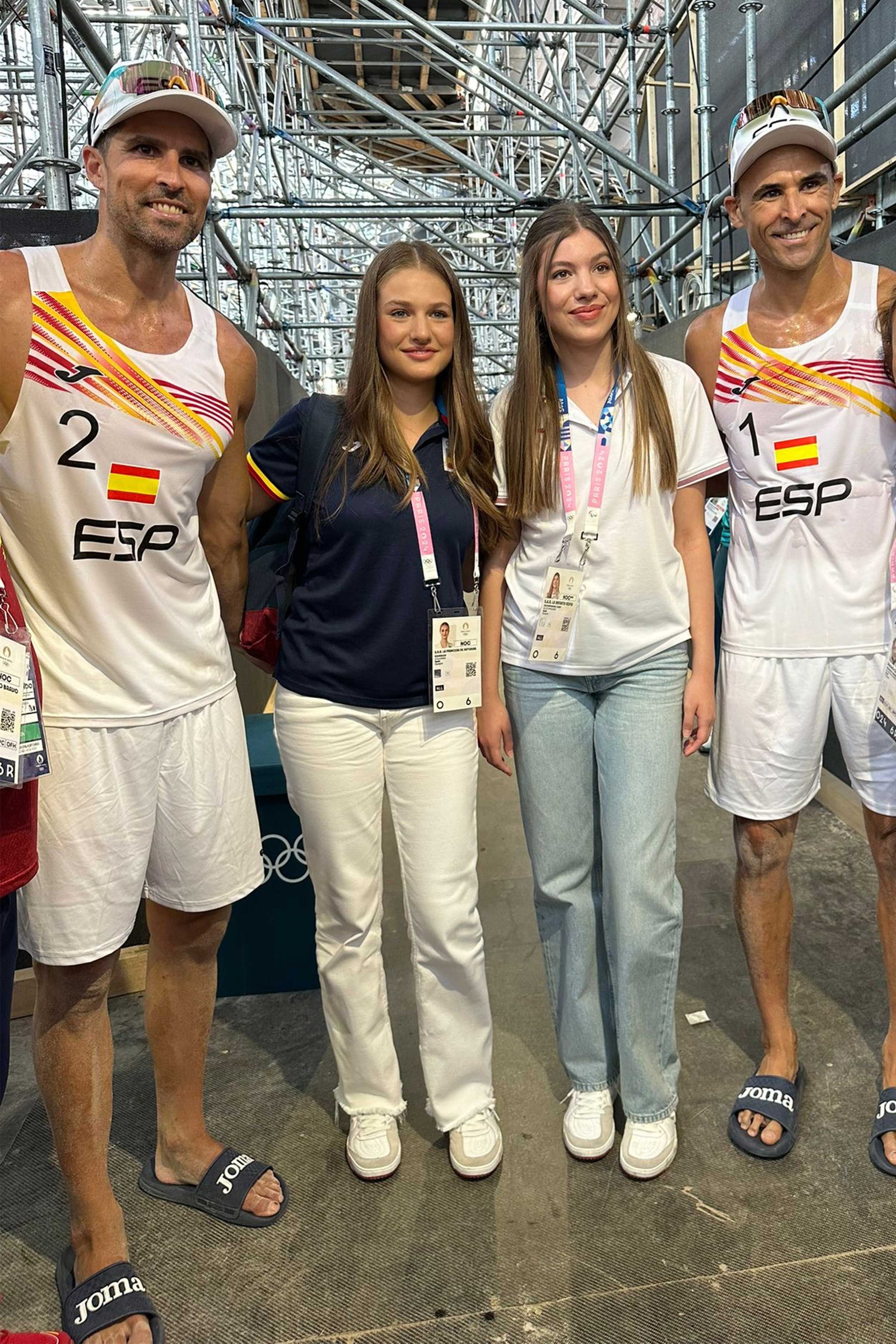 El momento más divertido de Leonor y Sofía en las Olimpiadas de París 2024