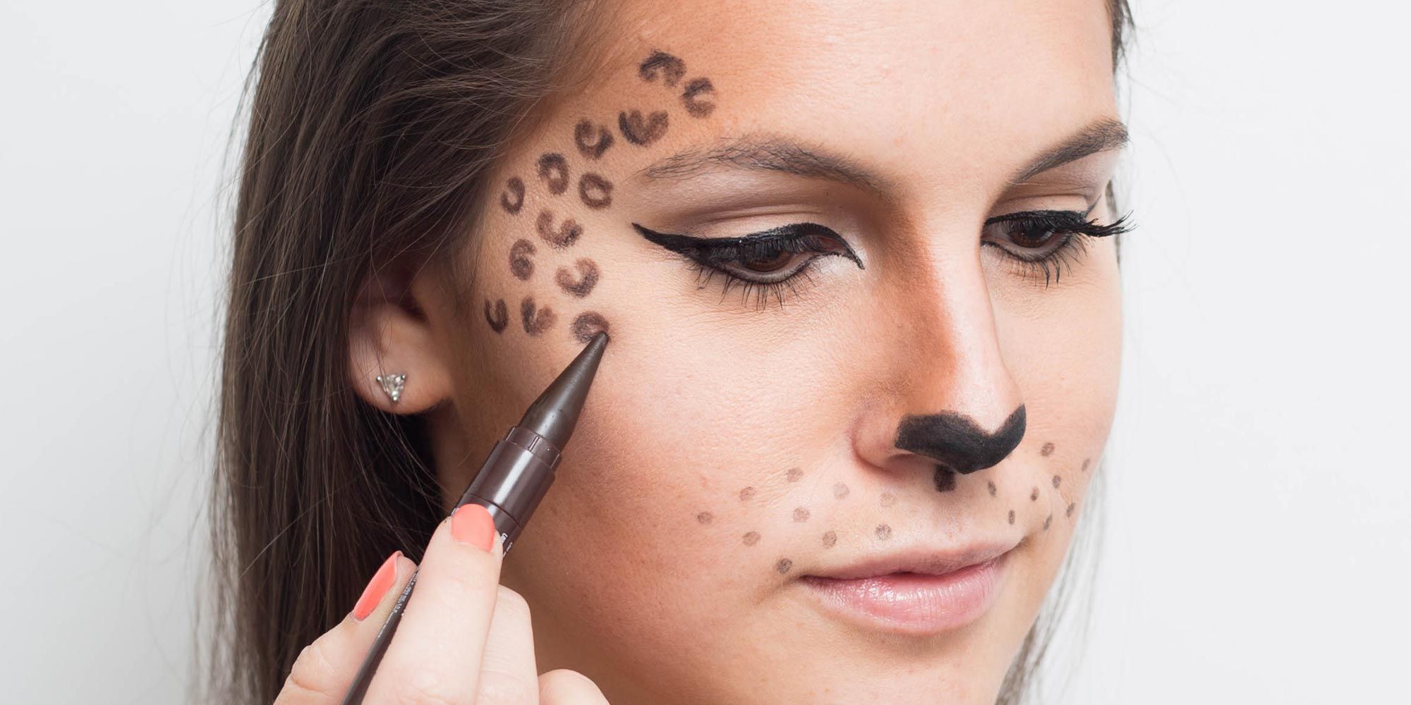 simple cheetah makeup