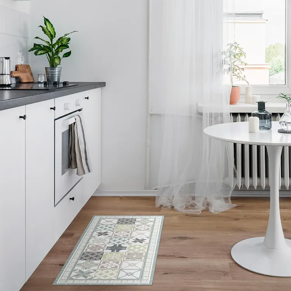 17 ideas de Alfombra vinilica  decoración de unas, suelos, pisos de cocina