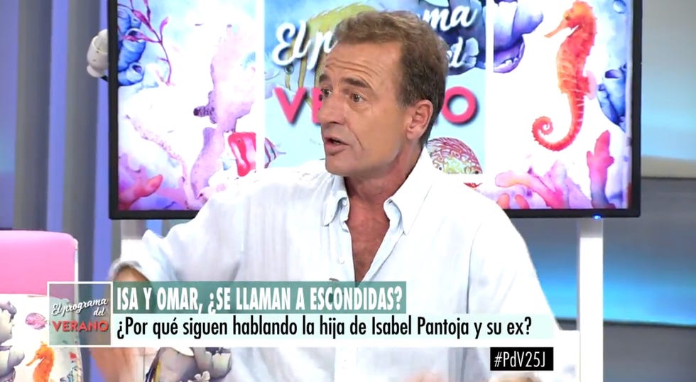 Alessandro Lequio, El programa de Ana Rosa, Omar y Chabelita, Isa Pantoja, Alessandro Lequio exaltado