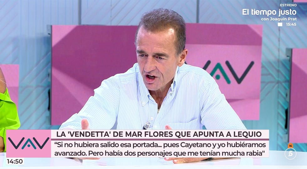 alessandro lequio en en plato de vamos a ver para hablar de mar flores