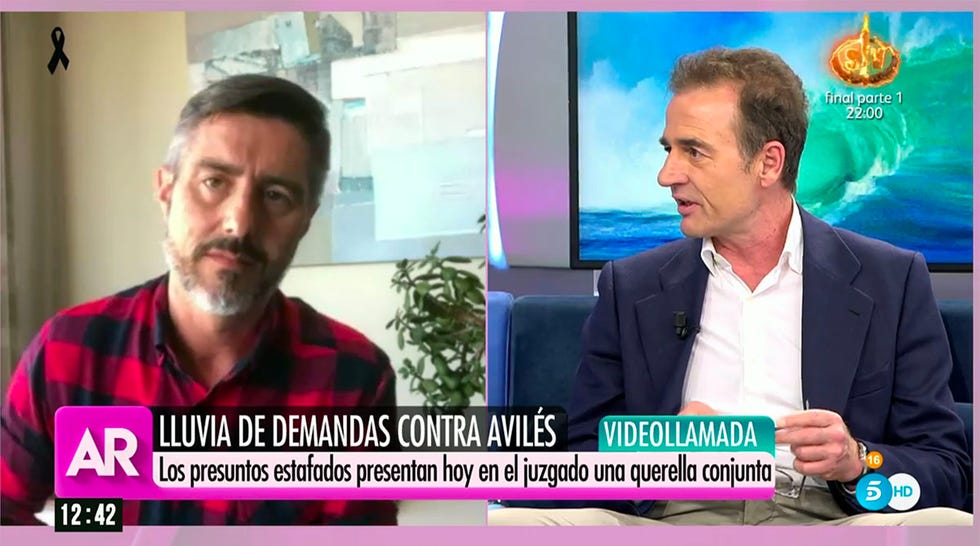 alessandro lequio logra sonreír gracias a su trabajo en ana rosa