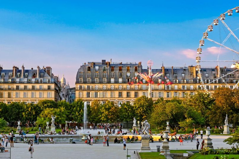 jardin des tuileries' ferris wheel in paris
