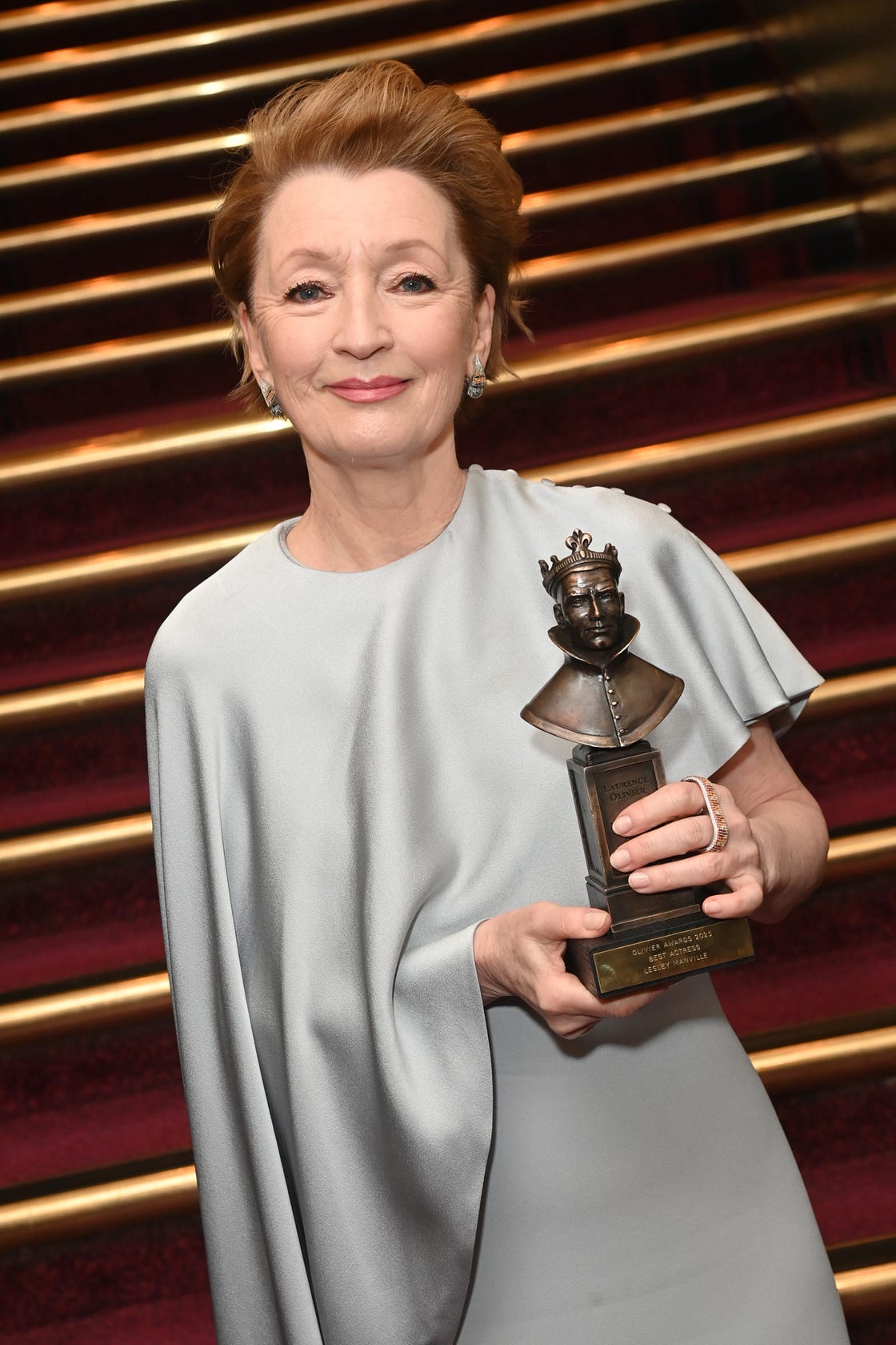 lesley manville sculpted lip