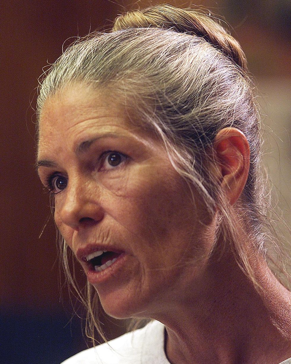 leslie van houten at board of prison terms commissioners during her parole hearing 28 june 2002 at the california institution for women in corona califonia