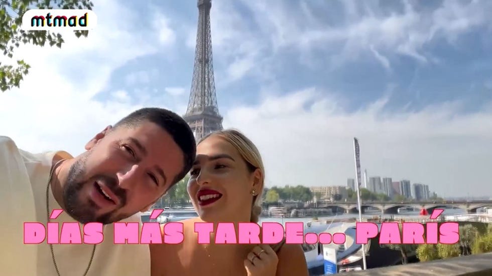 la joven le anuncio a su marido que iban a ser padres en paris