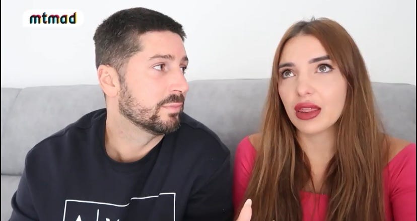 patri y lester emocionados