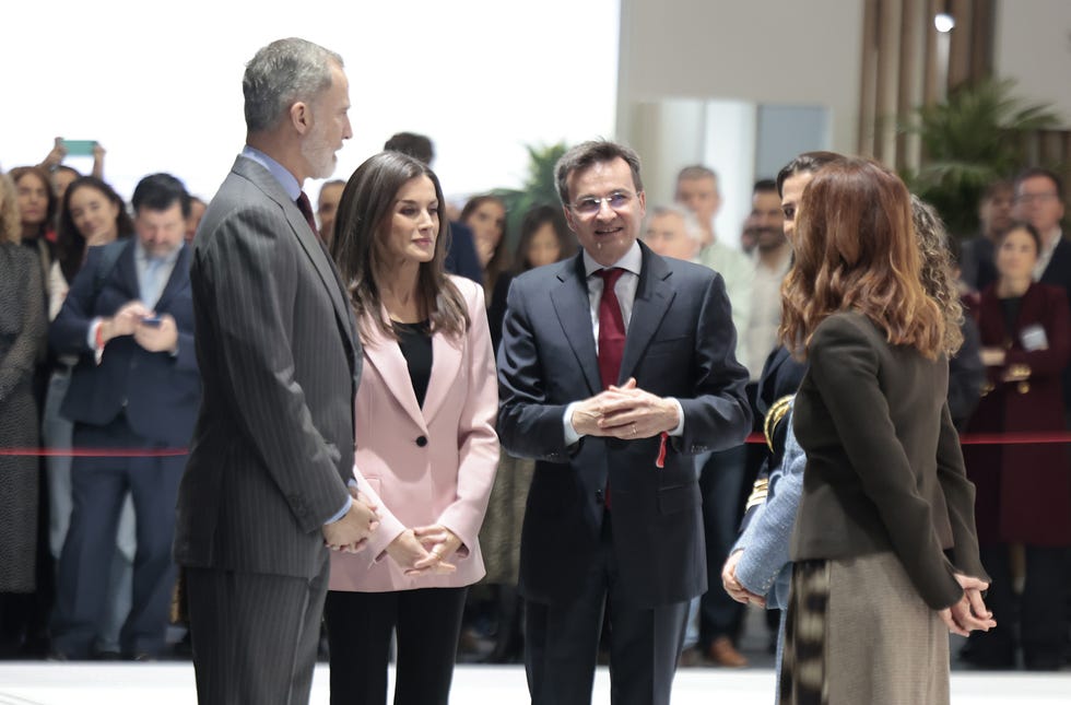 spanish king felipe vi and letizia ortiz during inauguration of the 45 edition of fitur international tourism fair 2025 in madrid on wednesday, 22 january 2025