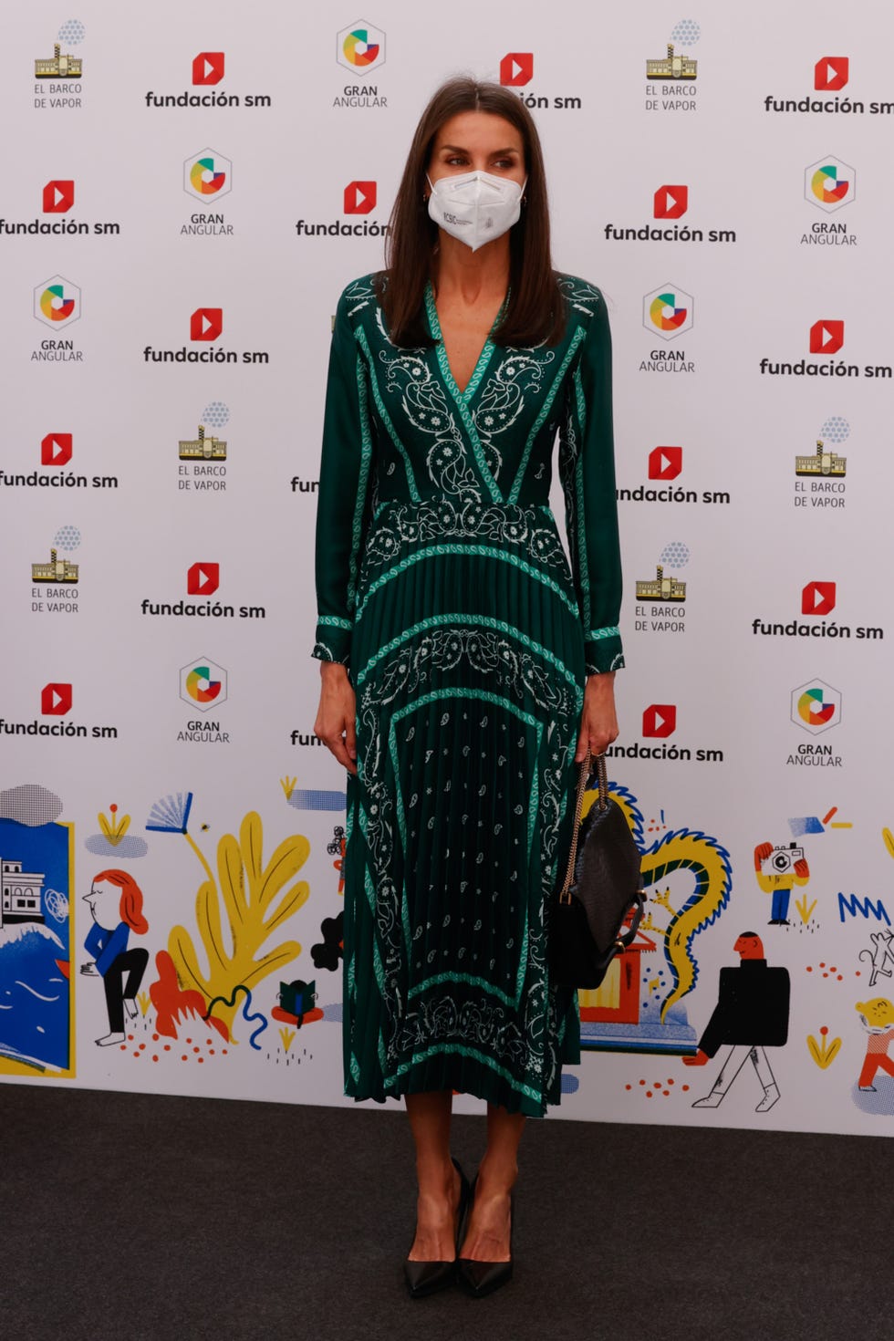 letizia vestido verde