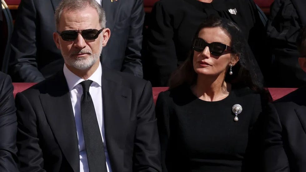 letizia y felipe gafas de sol
