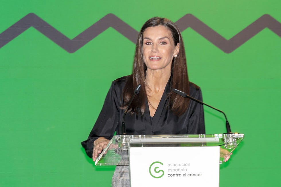 letizia en el dia mundial del cancer