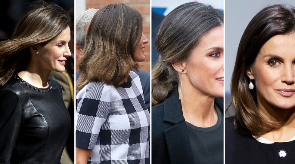 Letizia, Letizia Ortiz, Peinados de Reinas, reina Letizia, pelo de Letizia Ortiz, melena ondas, melena extralisa, moño messy, moño espiga, Cabello Reina, ooks 2018 Letizia, Resumen del año 2018, Doña Letizia Ortiz, peinados 2018, la Reina, Letizia Ortiz
