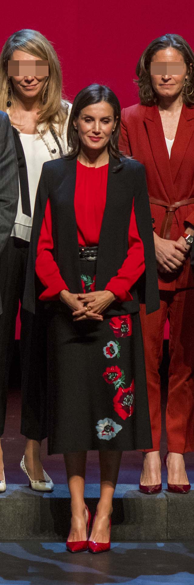 Letizia falda flores