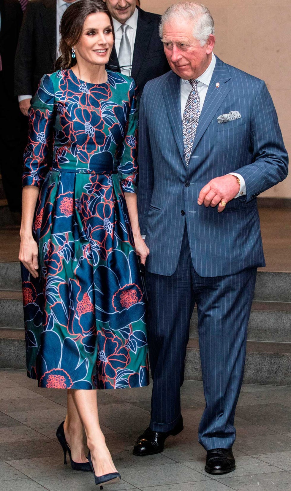 Letizia príncipe Carlos en Londres