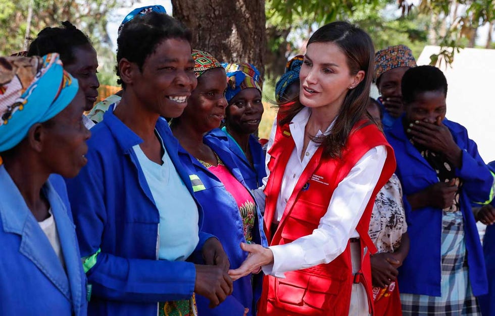 Letizia cooperante en Mozambique