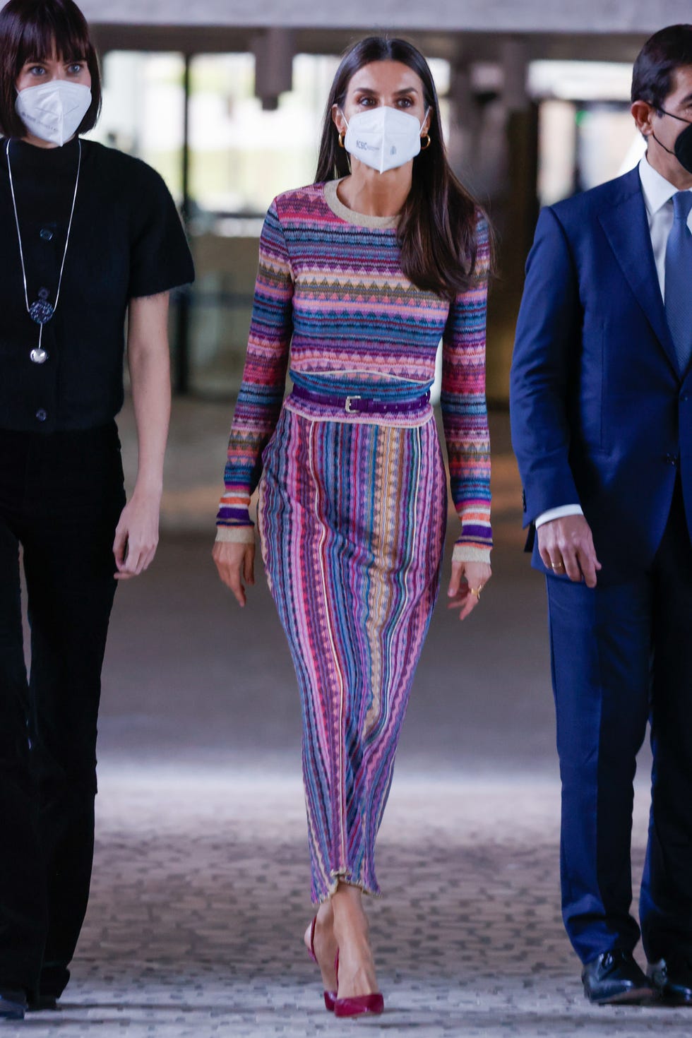 letizia look étnico
