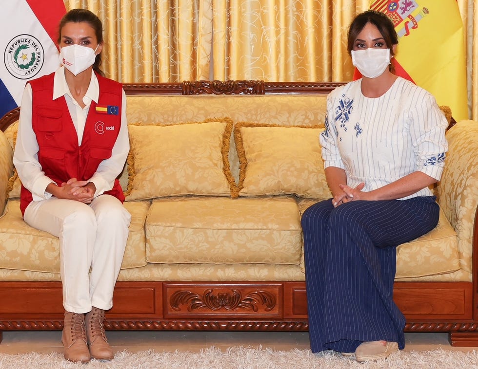 la reina letizia en paraguay