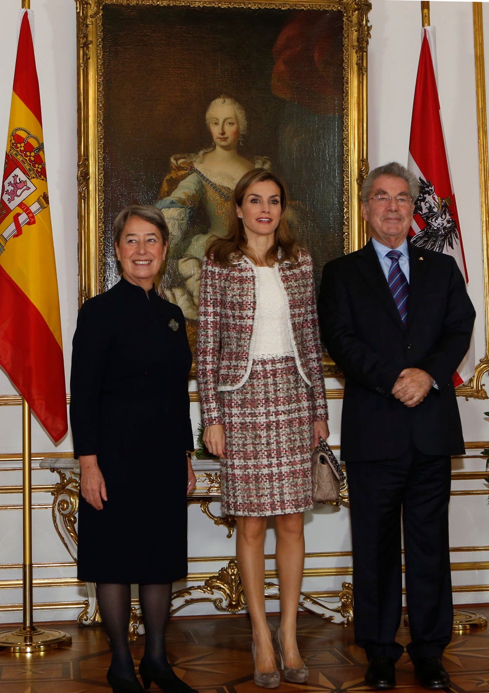 letizia, en viena en 2014