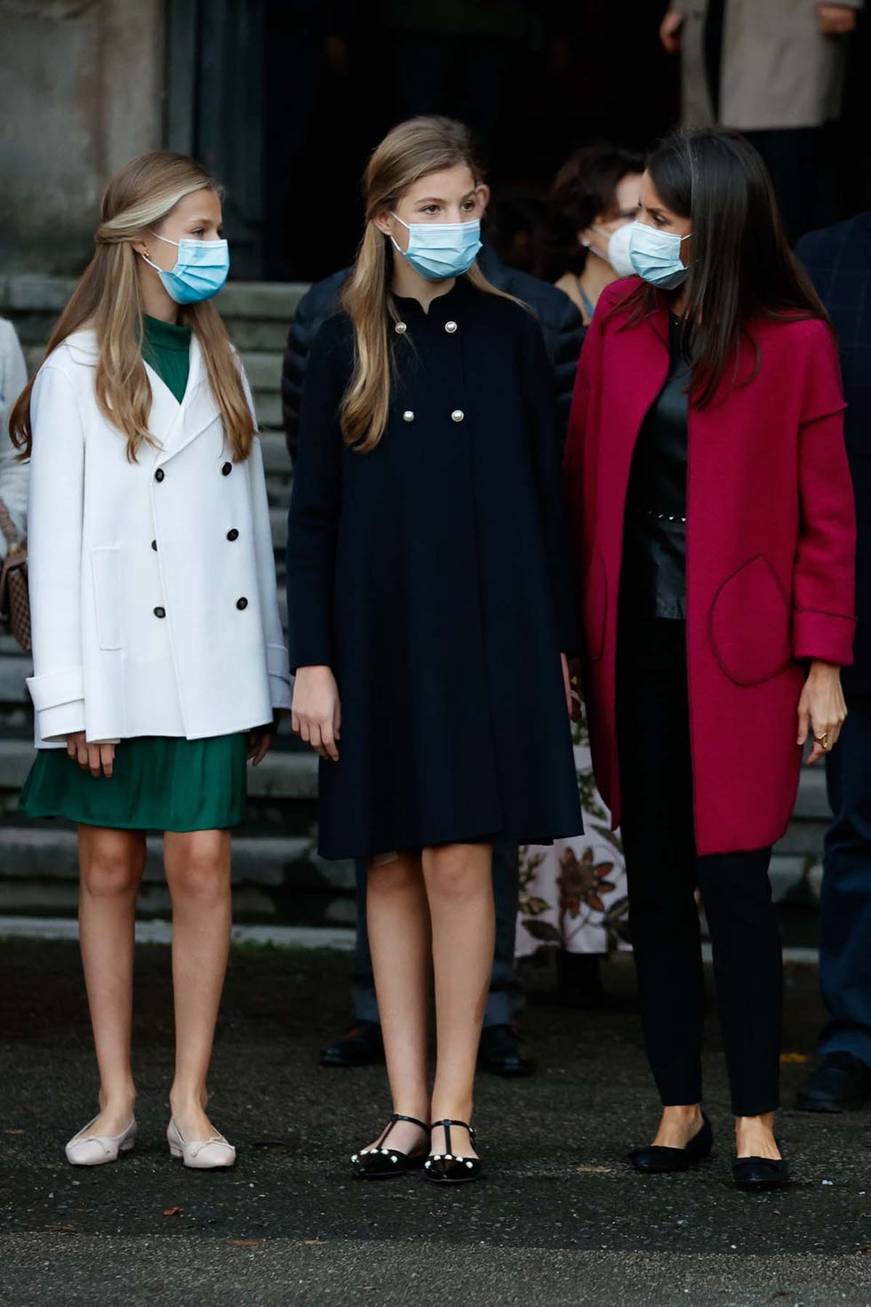 letizia y sus hijas