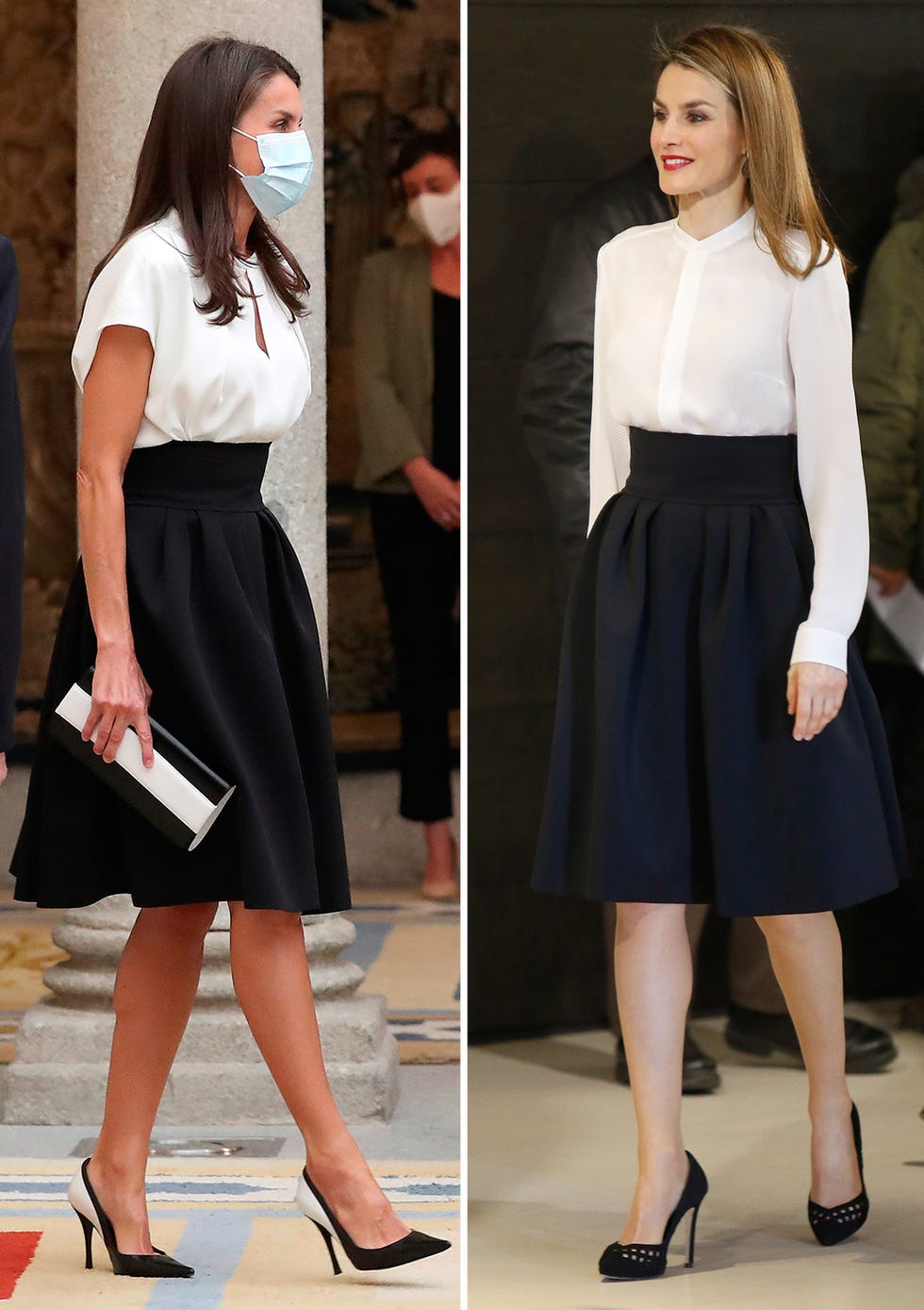 la máxima de letizia desde que retomó su agenda en plena pandemia ha sido la del "no estreno", pero eso no quiere decir que no haya lucido nuevos estilismos con prendas que ya formaban parte de su fondo de armario te lo demostramos con pruebas