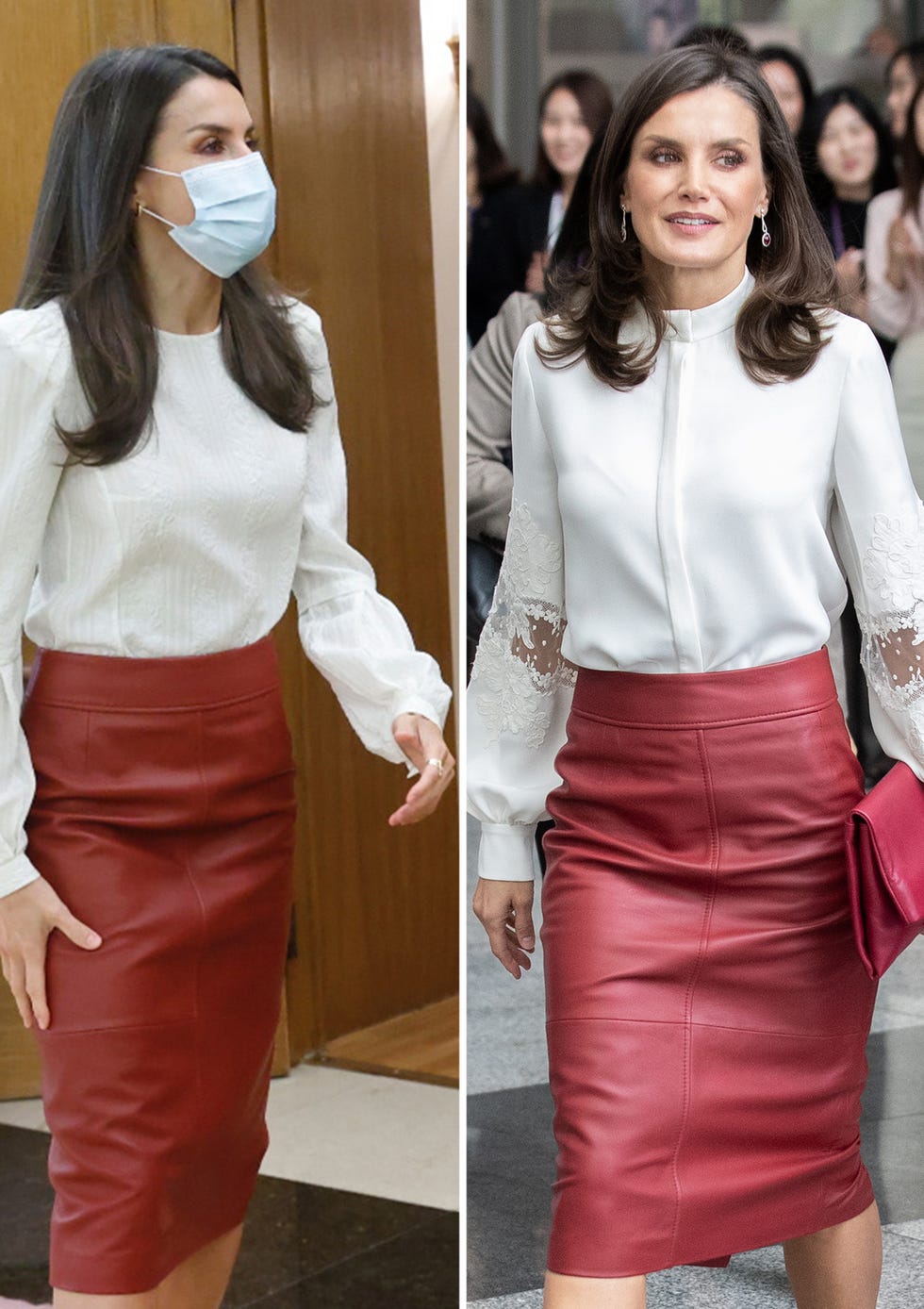 la máxima de letizia desde que retomó su agenda en plena pandemia ha sido la del "no estreno", pero eso no quiere decir que no haya lucido nuevos estilismos con prendas que ya formaban parte de su fondo de armario te lo demostramos con pruebas
