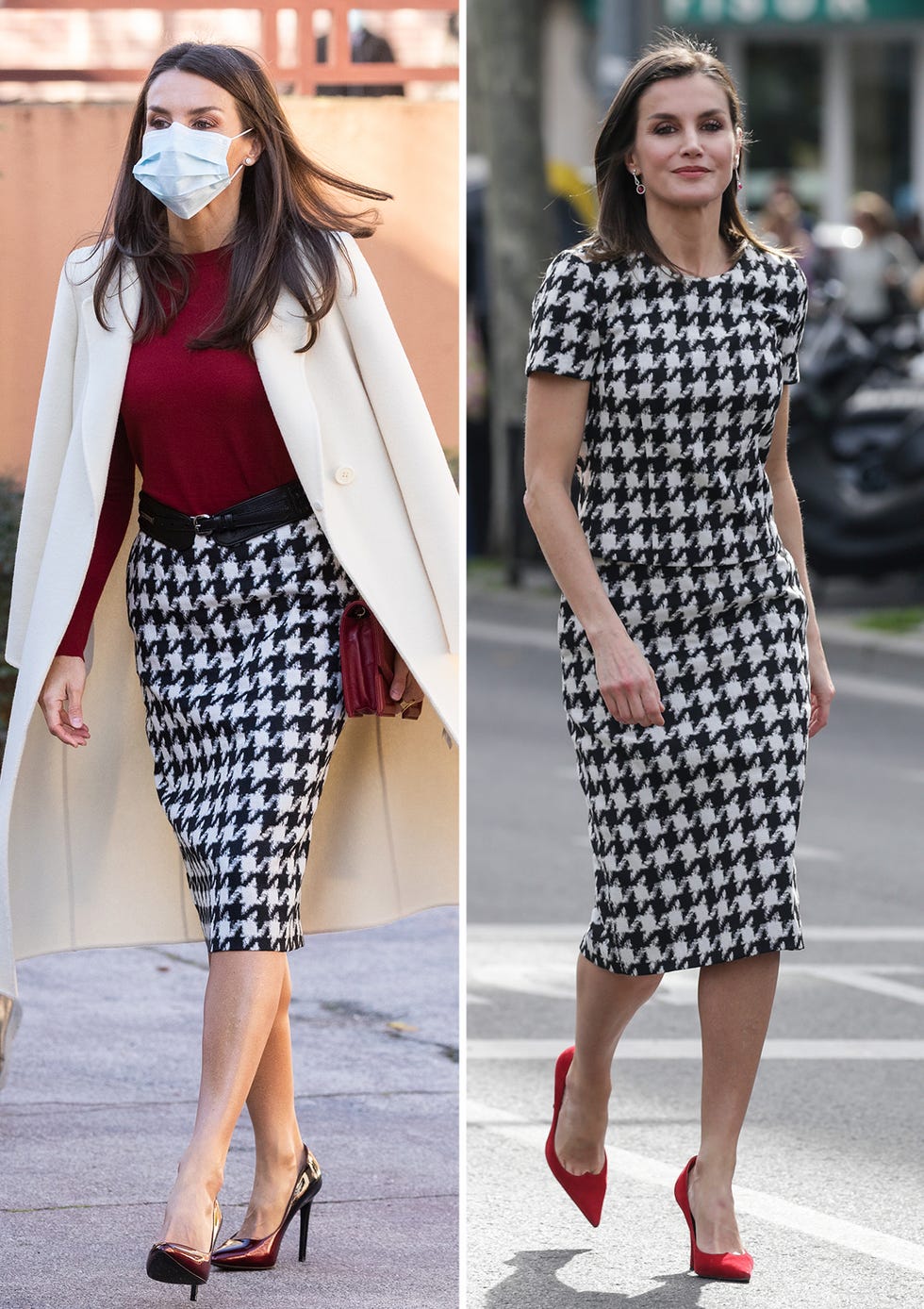 la máxima de letizia desde que retomó su agenda en plena pandemia ha sido la del "no estreno", pero eso no quiere decir que no haya lucido nuevos estilismos con prendas que ya formaban parte de su fondo de armario te lo demostramos con pruebas