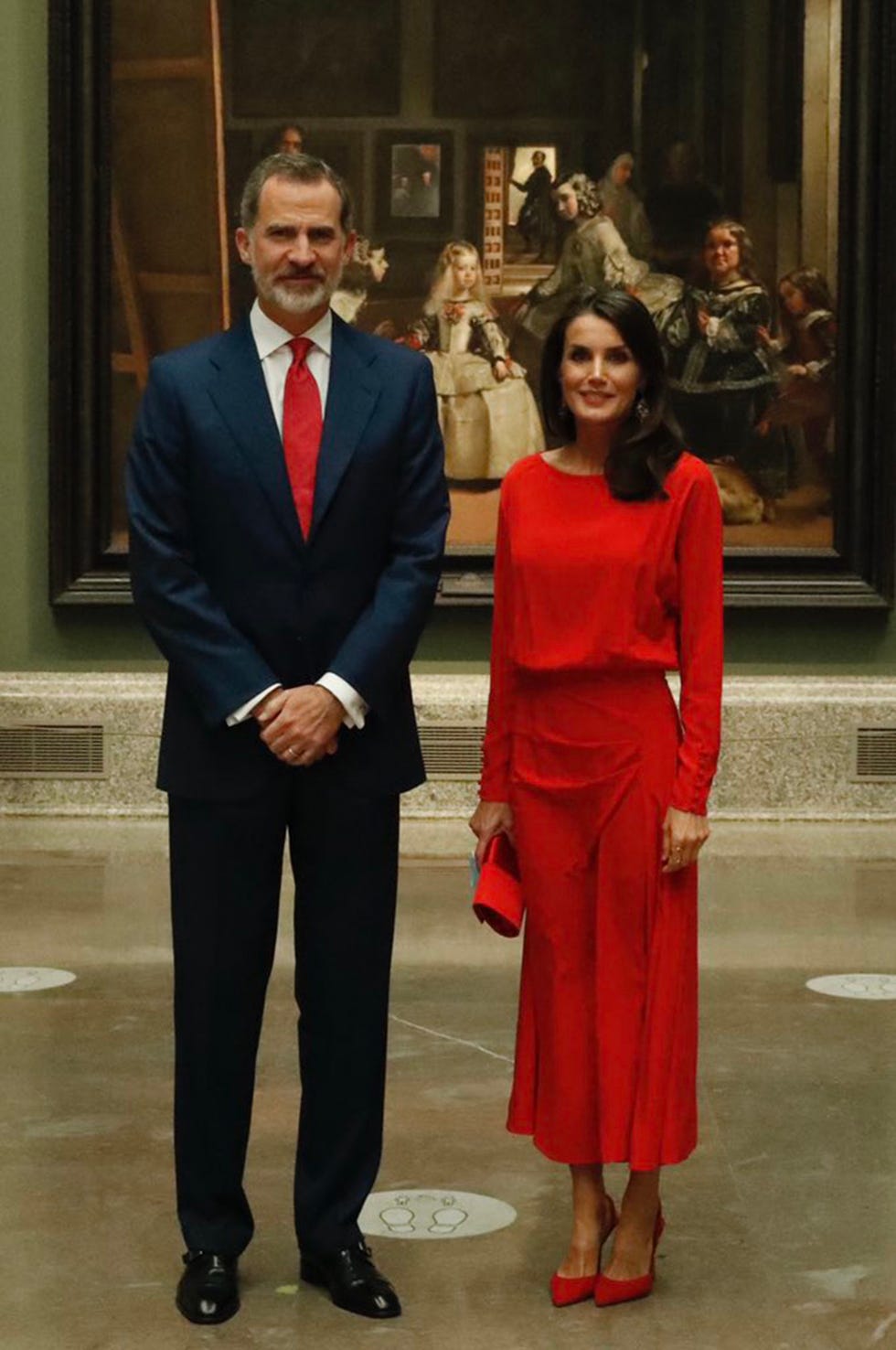 felipe y letizia en el museo del prado