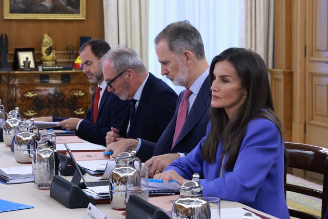 felipe vi y letizia en el palacio de la zarzuela