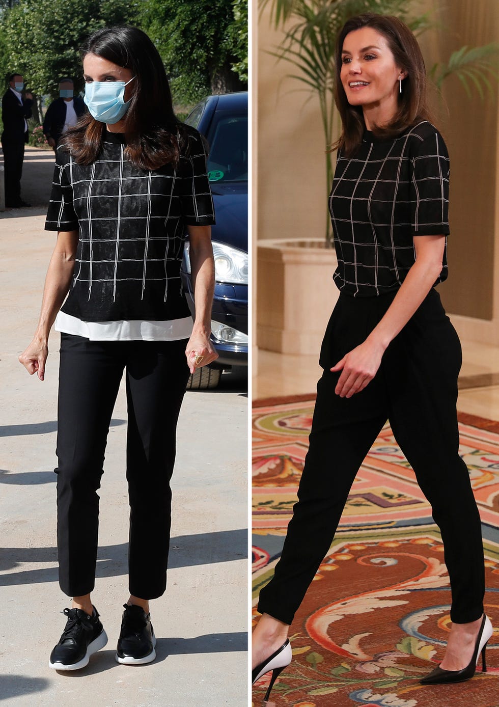 la máxima de letizia desde que retomó su agenda en plena pandemia ha sido la del "no estreno", pero eso no quiere decir que no haya lucido nuevos estilismos con prendas que ya formaban parte de su fondo de armario te lo demostramos con pruebas