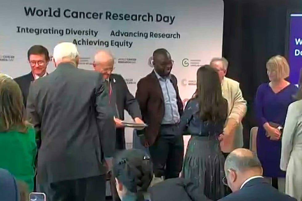 letizia, en el acto central del dia mundial de la investigación en cáncer, en londres